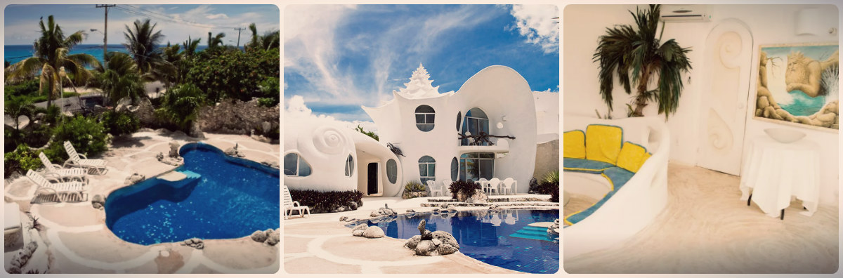 Casa caracol na Isla Mujeres